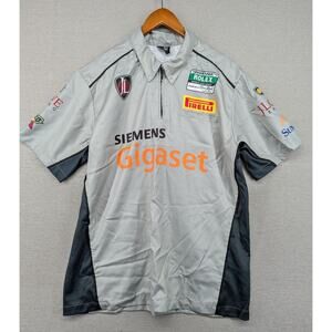 NEW Porsche JLowe Racing Crew Shirt Large Rolex Grand AM Motorsports 2010 -D83